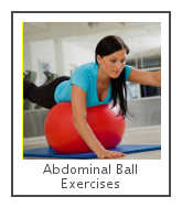 abdominal ball exercises