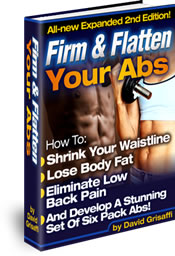 firm and flatten your abs graphic