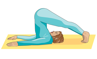 Plough yoga pose